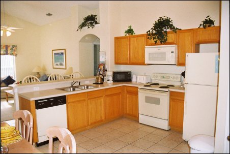 Florida Villa Kitchen near Disney World and Universal Studios